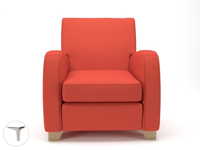 Wynne 81cm Wide Armchair in Warwick Dolly Fabric - Image 59