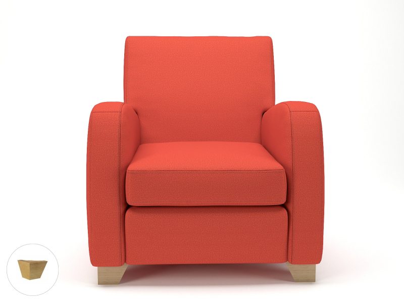 Wynne 81cm Wide Armchair in Warwick Dolly Fabric - Image 67
