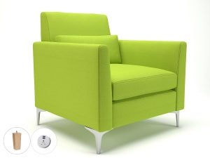 Roselle 90cm Wide Armchair in Camira Era Fabric with Socket - Image 70