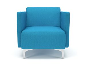 Napa Slim Arm 75cm Wide Armchair in Camira Era Fabric - Image 14