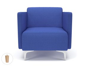 Napa Slim Arm 75cm Wide Armchair in Camira Era Fabric - Image 59
