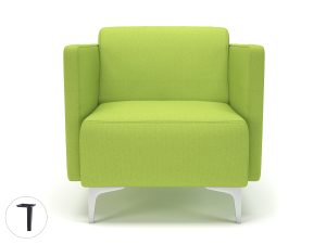 Napa Slim Arm 75cm Wide Armchair in Camira Era Fabric - Image 65