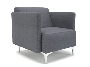 Napa Slim Arm 75cm Wide Armchair in Camira Era Fabric - Image 73