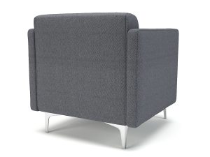 Napa Slim Arm 75cm Wide Armchair in Camira Era Fabric - Image 75