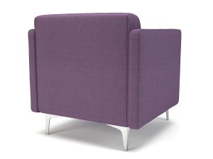Napa Slim Arm 75cm Wide Armchair in Camira Era Fabric - Image 87