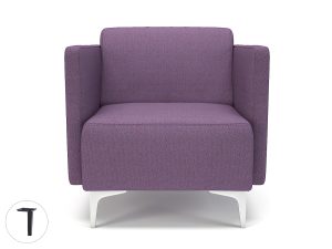Napa Slim Arm 75cm Wide Armchair in Camira Era Fabric - Image 89