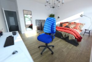 Galaxy Medium Back Task Operator Office Chair with Adjustable Arms - Image 23