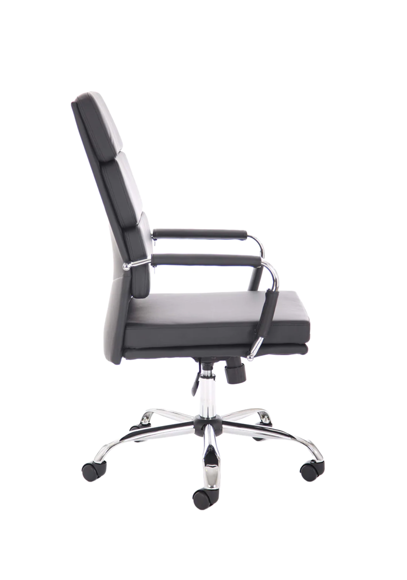 Advocate Medium Back Bonded Leather Executive Office Chair with Arms - Image 2