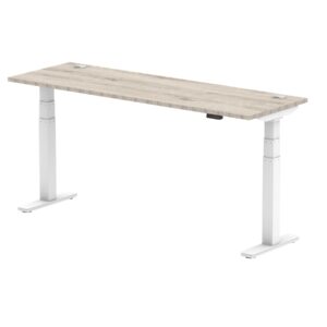 Air Height Adjustable Slimline Desk With Cable Ports - Image 60