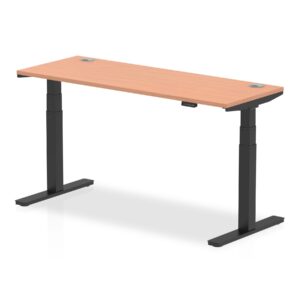 Air Height Adjustable Slimline Desk With Cable Ports - Image 37