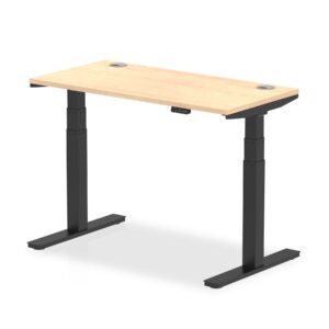 Air Height Adjustable Slimline Desk With Cable Ports - Image 7