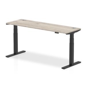 Air Height Adjustable Slimline Desk With Cable Ports - Image 58