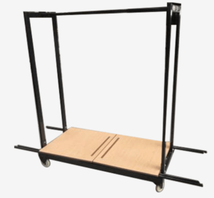 Titan Examination Desk Trolley | 50 Desk Capacity | Black