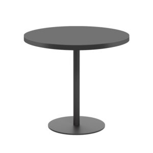 Contract Table Mid | 800mm | Black/Black