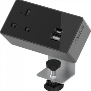 Desktop Power Module | 1 Outlet | 30W USB-C and 27W USB-A | Black/Black