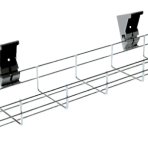 Cable Baskets with Brackets | 100mm x 50mm x 1200mm | Silver