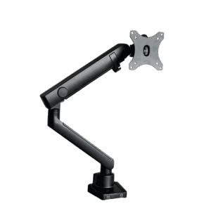 Single Spring Assisted Monitor Arm | Black