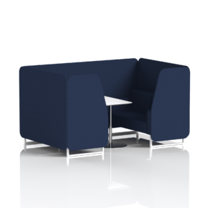 Brixworth Booth With White Legs And White Table In Single Tone - Image 50