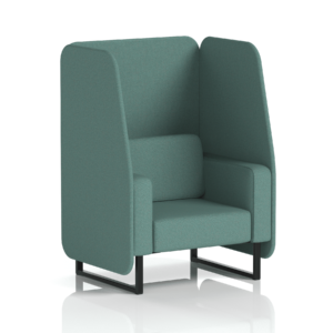 Brixworth Open Booth With Black Legs in Single Tone - Image 26