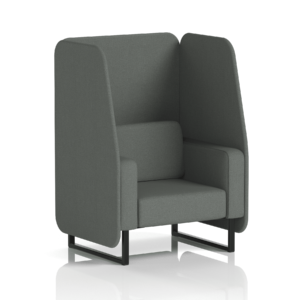 Brixworth Open Booth With Black Legs in Single Tone - Image 27