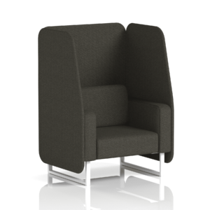 Brixworth Open Booth With White Legs in Single Tone - Image 17