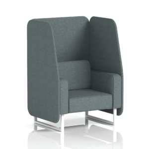 Brixworth Open Booth With White Legs in Single Tone - Image 19
