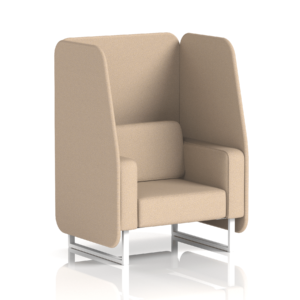 Brixworth Open Booth With White Legs in Single Tone - Image 20