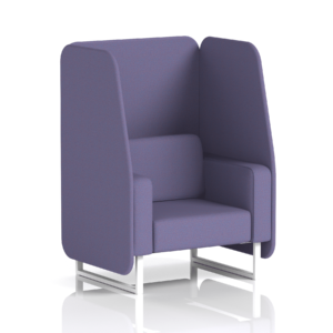 Brixworth Open Booth With White Legs in Single Tone - Image 23