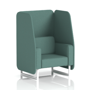 Brixworth Open Booth With White Legs in Single Tone - Image 26