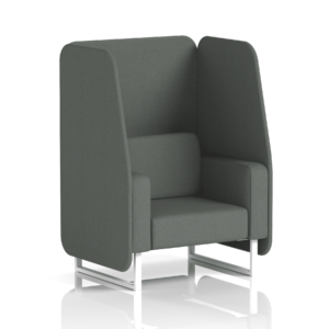 Brixworth Open Booth With White Legs in Single Tone - Image 27