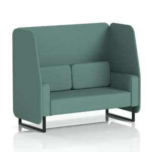 Brixworth Open Booth With Black Legs in Single Tone - Image 56