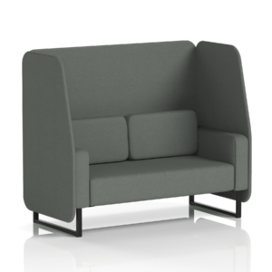 Brixworth Open Booth With Black Legs in Single Tone - Image 57