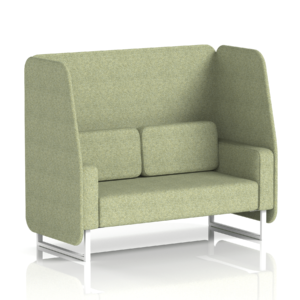 Brixworth Open Booth With White Legs in Single Tone - Image 32