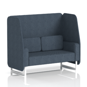 Brixworth Open Booth With White Legs in Single Tone - Image 34