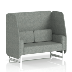 Brixworth Open Booth With White Legs in Single Tone - Image 36