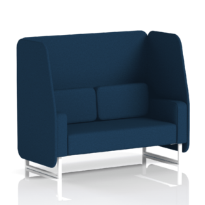 Brixworth Open Booth With White Legs in Single Tone - Image 39