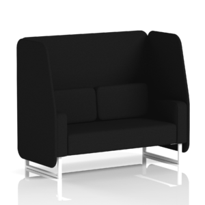 Brixworth Open Booth With White Legs in Single Tone - Image 40