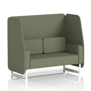 Brixworth Open Booth With White Legs in Single Tone - Image 45