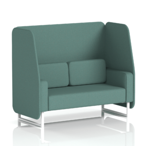 Brixworth Open Booth With White Legs in Single Tone - Image 56