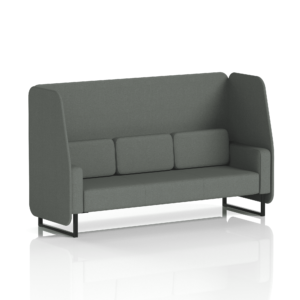 Brixworth Open Booth With Black Legs in Single Tone - Image 87