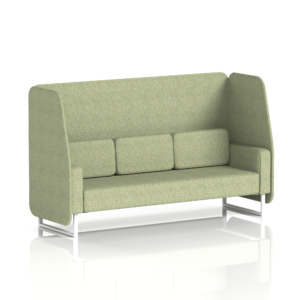 Brixworth Open Booth With White Legs in Single Tone - Image 62