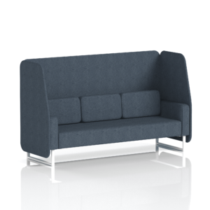 Brixworth Open Booth With White Legs in Single Tone - Image 64