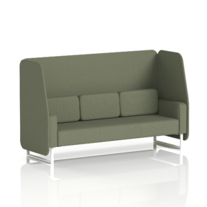 Brixworth Open Booth With White Legs in Single Tone - Image 75