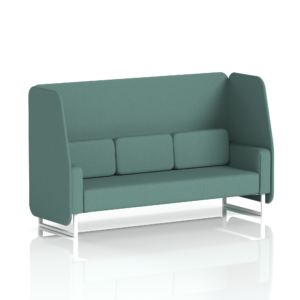 Brixworth Open Booth With White Legs in Single Tone - Image 86
