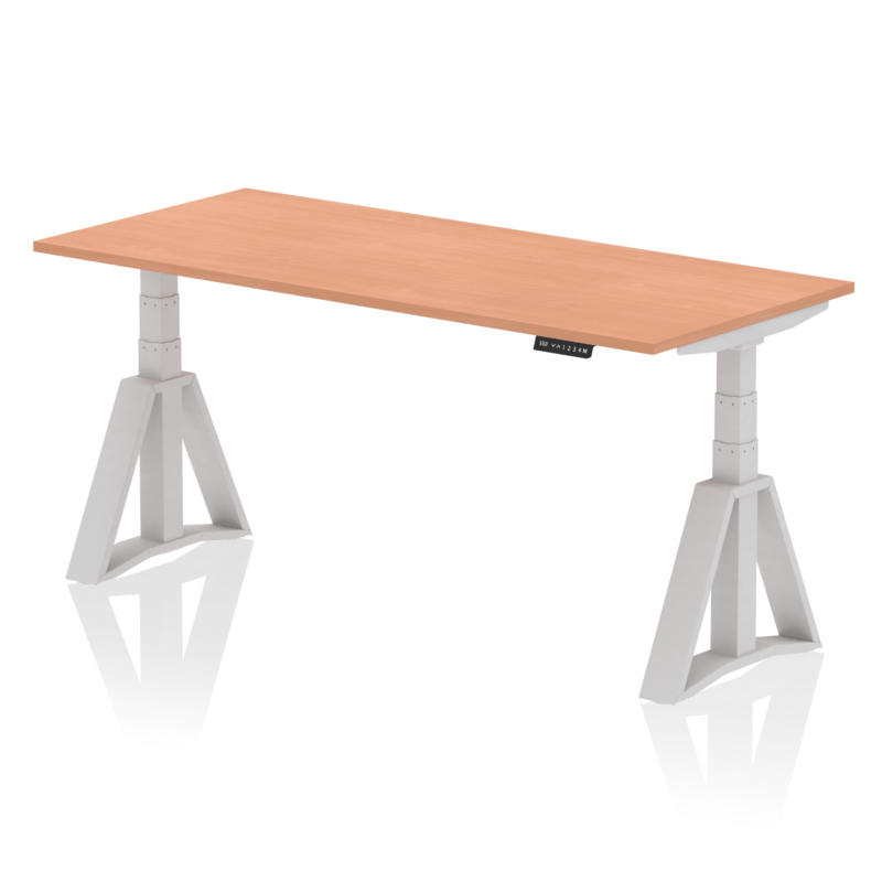 Air Height Adjustable Desk without Cable Ports With Piste Foot - Image 4