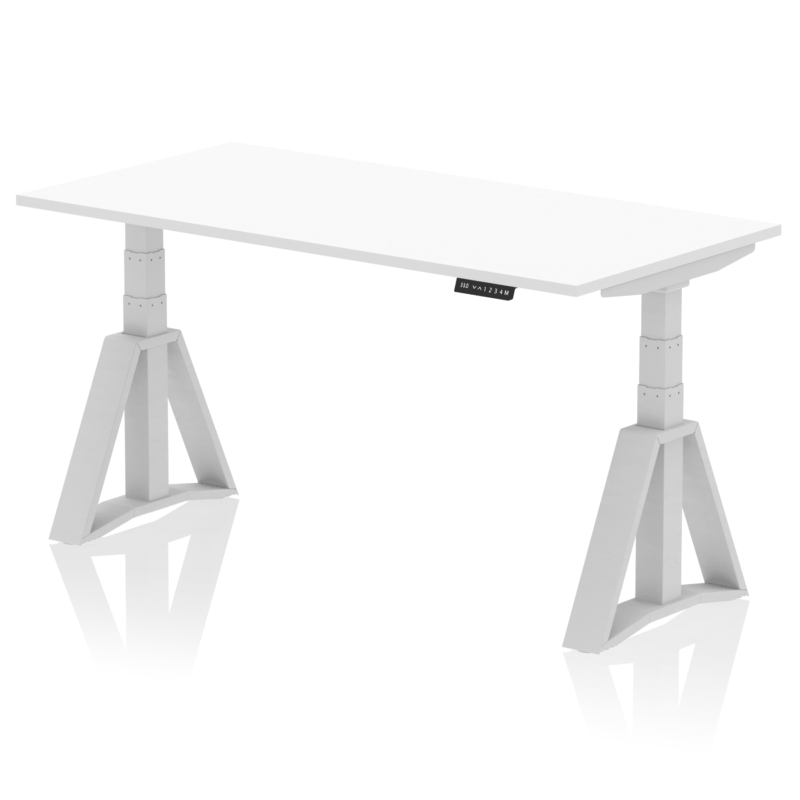 Air Height Adjustable Desk without Cable Ports With Piste Foot - Image 11