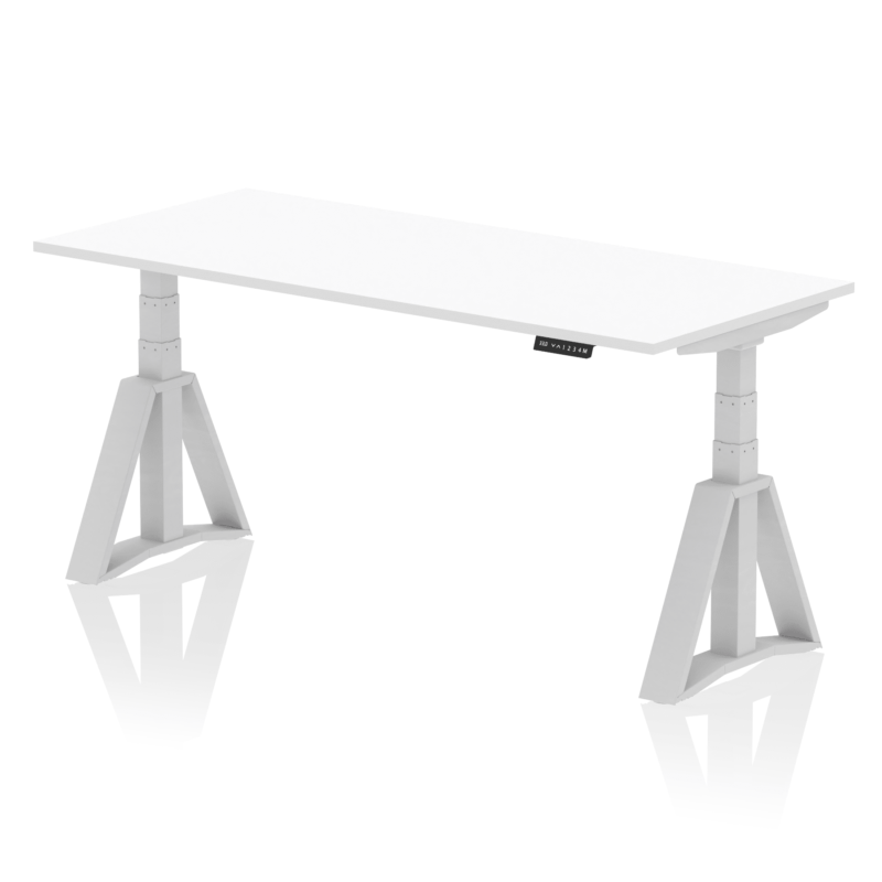 Air Height Adjustable Desk without Cable Ports With Piste Foot - Image 12