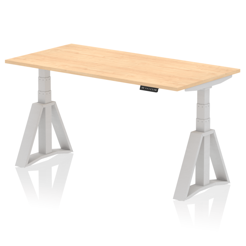 Air Height Adjustable Desk without Cable Ports With Piste Foot - Image 15