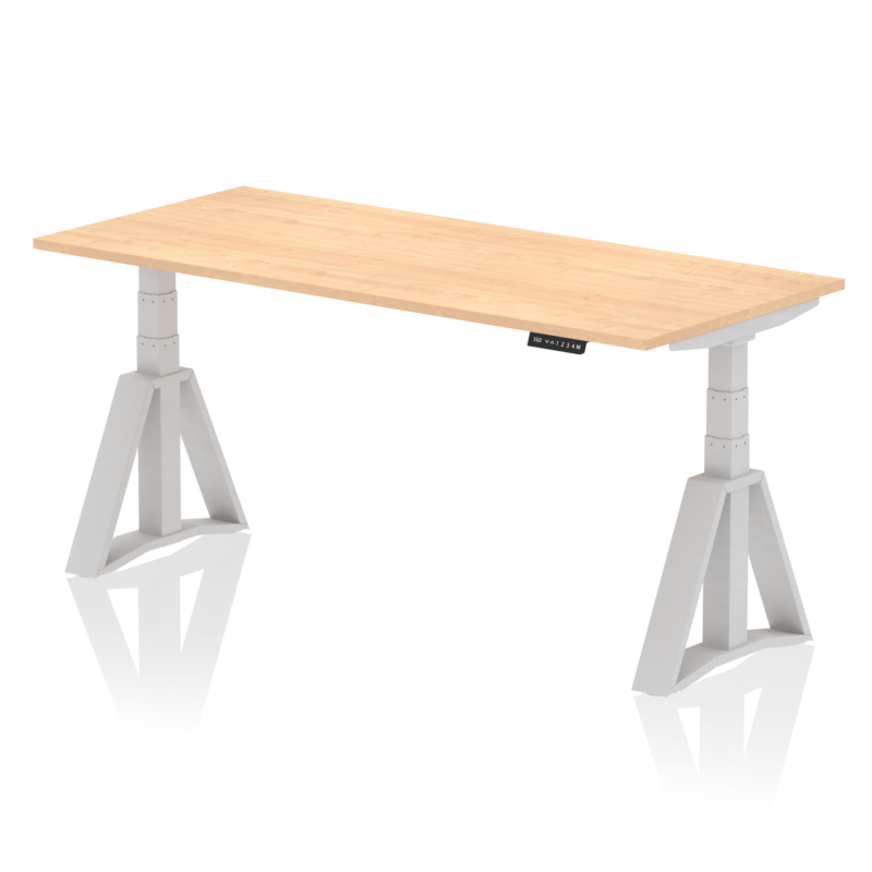 Air Height Adjustable Desk without Cable Ports With Piste Foot - Image 16