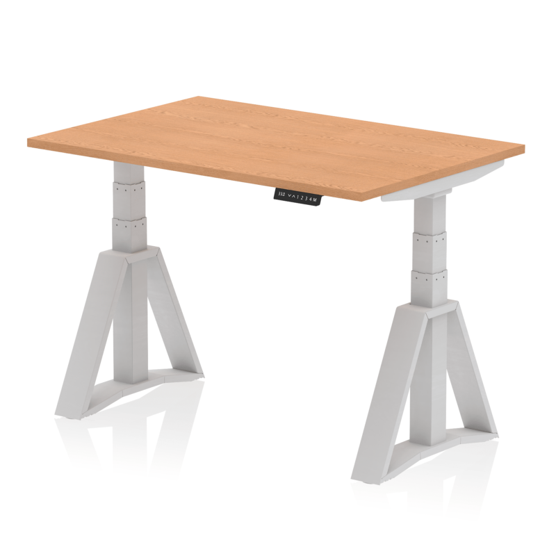 Air Height Adjustable Desk without Cable Ports With Piste Foot - Image 17